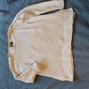 Waffle Knit Unites by Blue Sweater